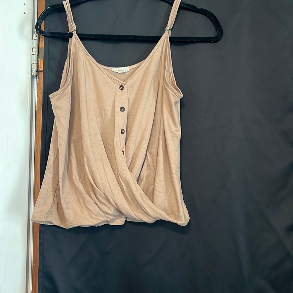 Muted pink tank top